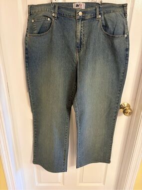 av x Women's Classic Midwash Denim Jeans - Blue very soft jeans